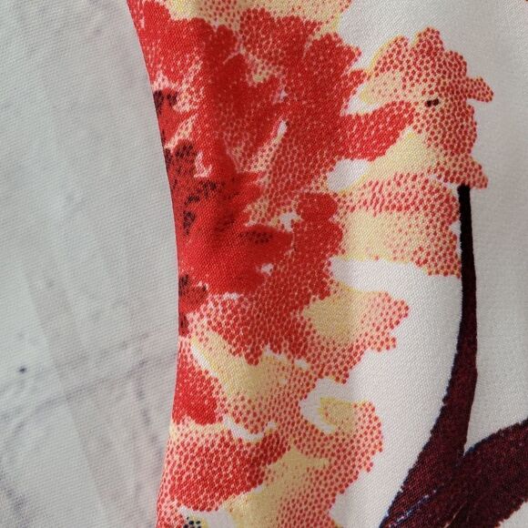 🔹️Anthropologie Foxiedox White Floral Print Lacy Juliet Sleeveless Dress Small - Picture 4 of 13